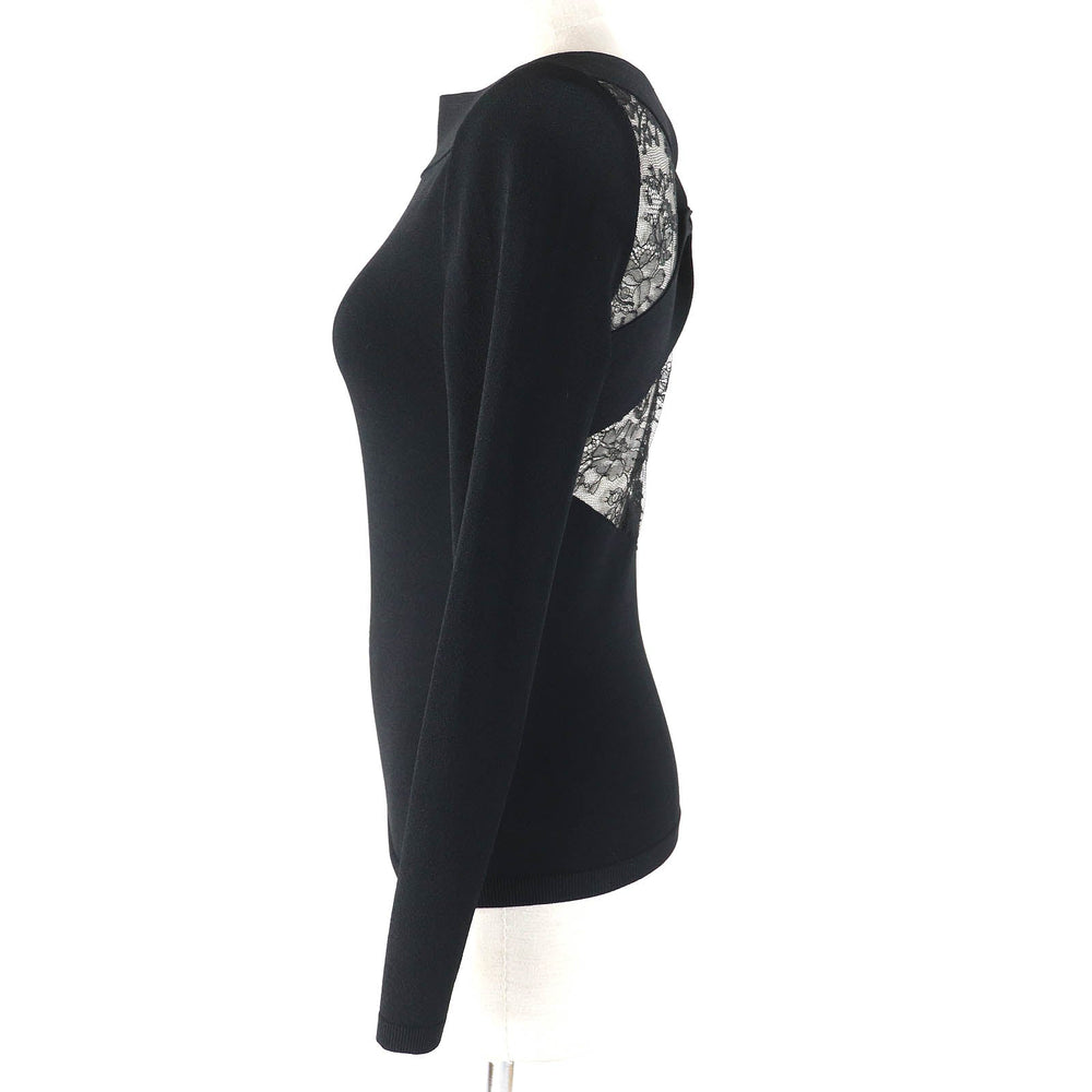VALENTINO Cut Outer material: 75% rayon, Outer material: 25% polyester black Women S Used Authentic