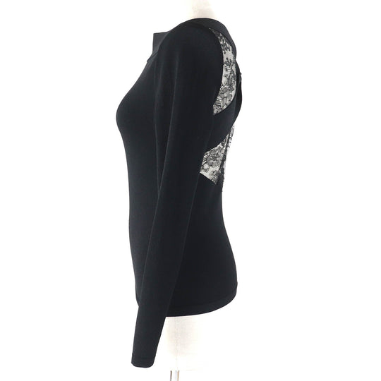 VALENTINO Cut Outer material: 75% rayon, Outer material: 25% polyester black Women S Used Authentic