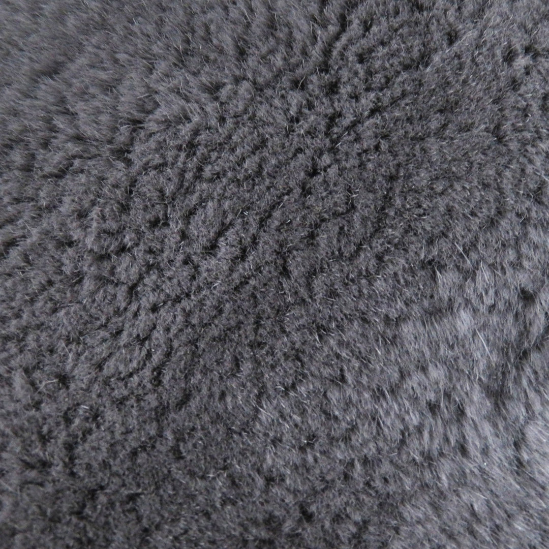 GRACE CONTINENTAL genuine fur coat Outer: Rabbit, Part: Fox, Lining: 100% Polyester gray Women 38 Used Authentic