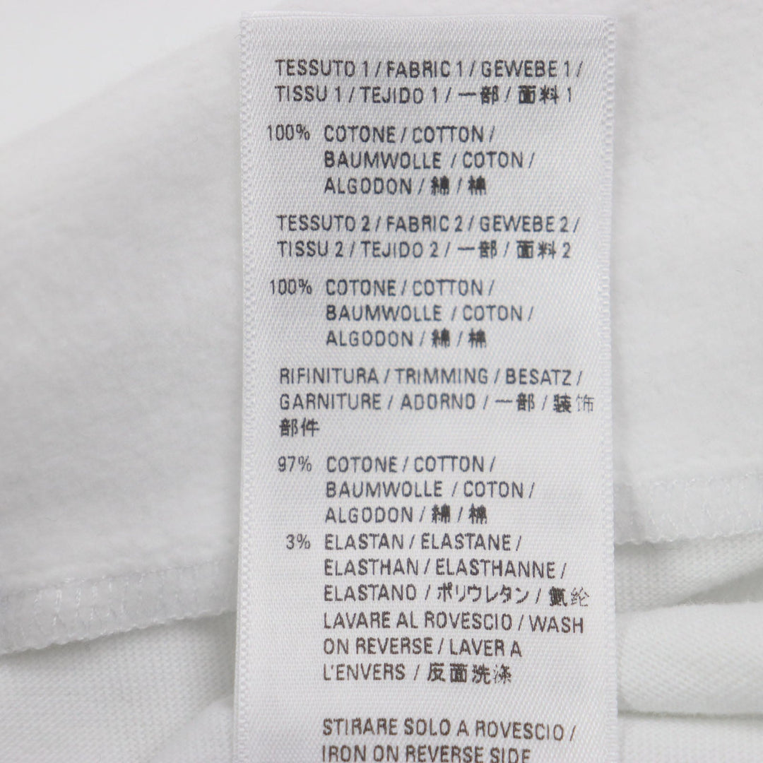 BALENCIAGA Hoodie 681029 Outer: 100% cotton, Outer: 100% cotton, Part: 97% cotton, Part: 3% polyurethane white mens XS Used Authentic