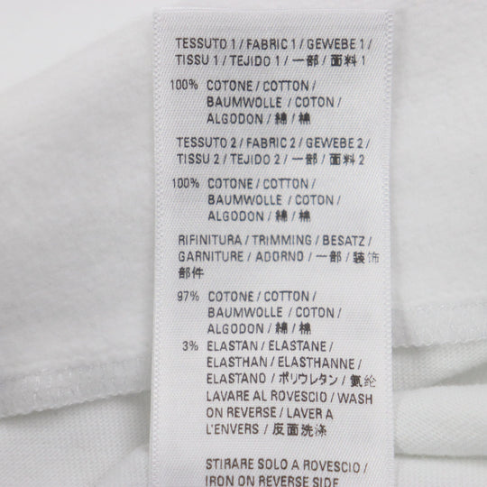 BALENCIAGA Hoodie 681029 Outer: 100% cotton, Outer: 100% cotton, Part: 97% cotton, Part: 3% polyurethane white mens XS Used Authentic
