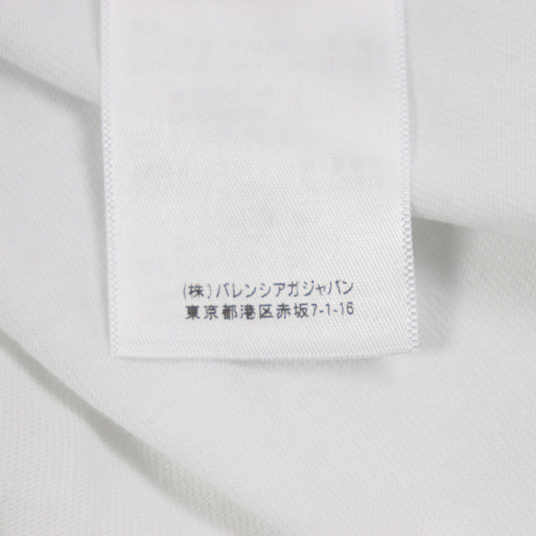 BALENCIAGA Hoodie 681029 Outer: 100% cotton, Outer: 100% cotton, Part: 97% cotton, Part: 3% polyurethane white mens XS Used Authentic