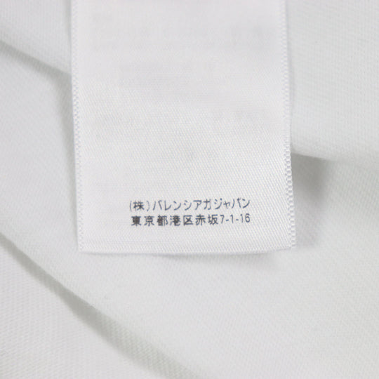 BALENCIAGA Hoodie 681029 Outer: 100% cotton, Outer: 100% cotton, Part: 97% cotton, Part: 3% polyurethane white mens XS Used Authentic