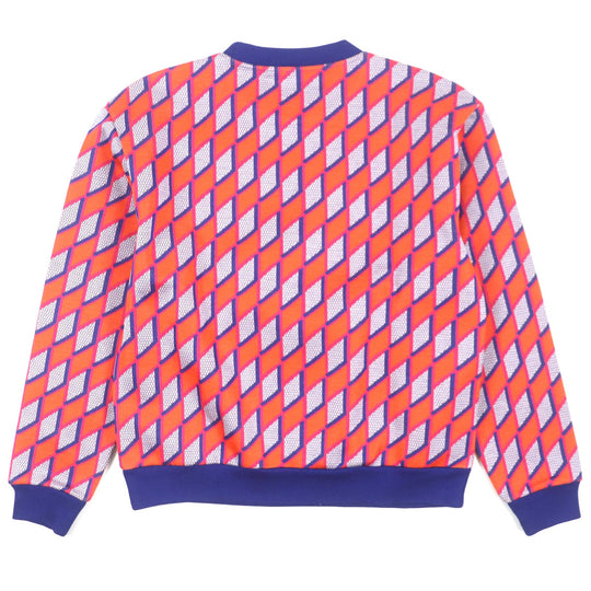 LOUIS VUITTON knit Main: 100% cotton Multi Diamond Damier mens S Used Authentic