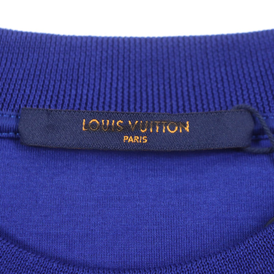 LOUIS VUITTON knit Main: 100% cotton Multi Diamond Damier mens S Used Authentic