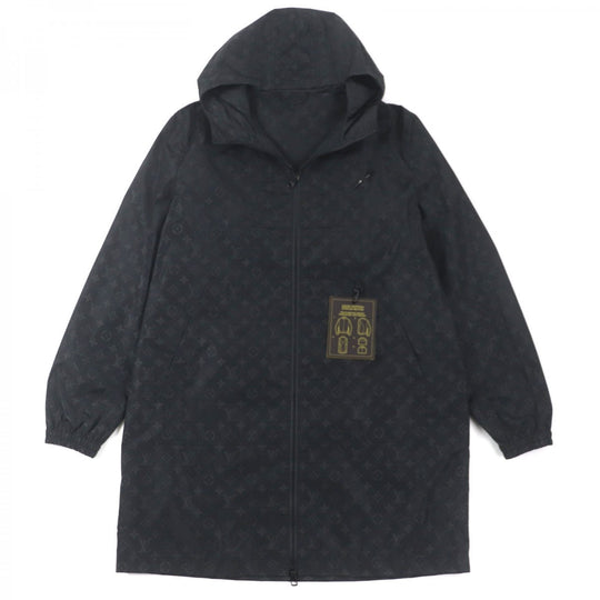 LOUIS VUITTON Mountain Hoodie HNK48W Outer: 100% nylon, Lining: 100% nylon black mens 50 Used Authentic