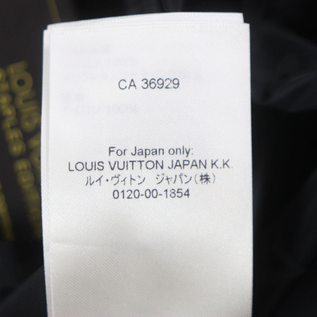 LOUIS VUITTON Mountain Hoodie HNK48W Outer: 100% nylon, Lining: 100% nylon black mens 50 Used Authentic