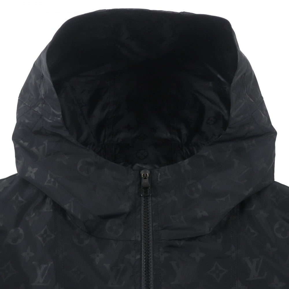 LOUIS VUITTON Mountain Hoodie HNK48W Outer: 100% nylon, Lining: 100% nylon black mens 50 Used Authentic