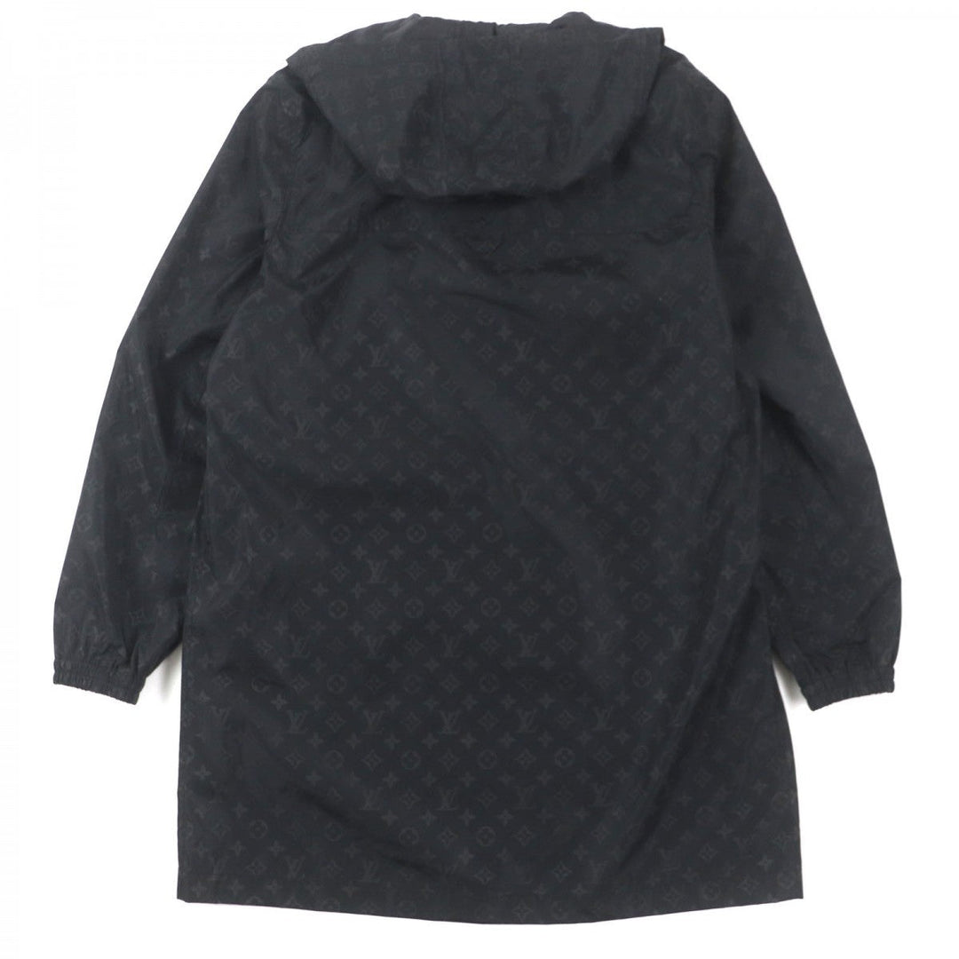 LOUIS VUITTON Mountain Hoodie HNK48W Outer: 100% nylon, Lining: 100% nylon black mens 50 Used Authentic