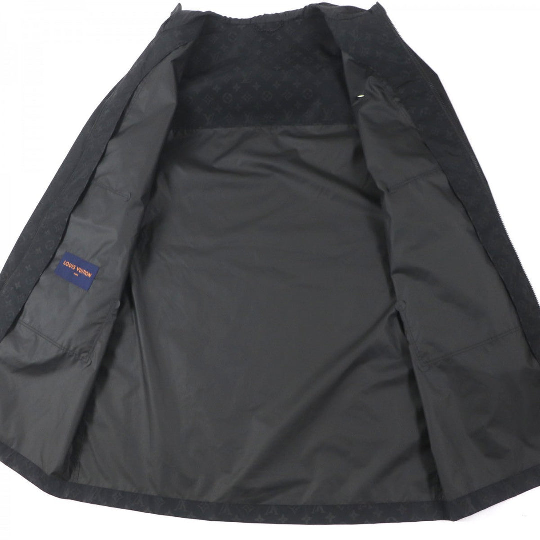 LOUIS VUITTON Mountain Hoodie HNK48W Outer: 100% nylon, Lining: 100% nylon black mens 50 Used Authentic
