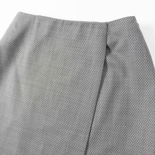 HERMES skirt Outer material: 90% wool, Outer material: 10% silk Black beige Margiela period Women 34 Used Authentic