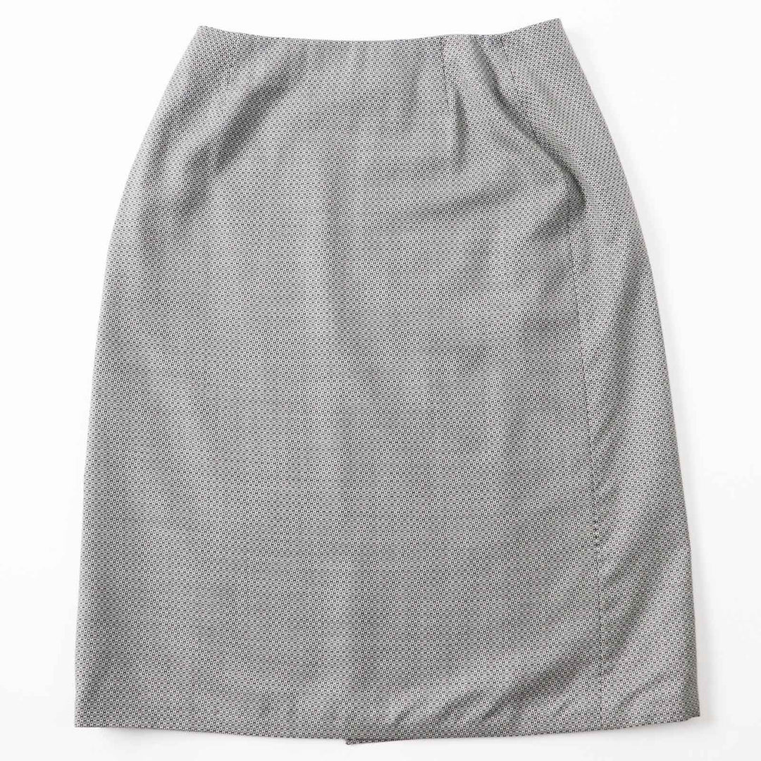 HERMES skirt Outer material: 90% wool, Outer material: 10% silk Black beige Margiela period Women 34 Used Authentic