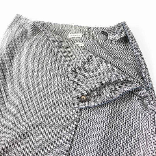 HERMES skirt Outer material: 90% wool, Outer material: 10% silk Black beige Margiela period Women 34 Used Authentic