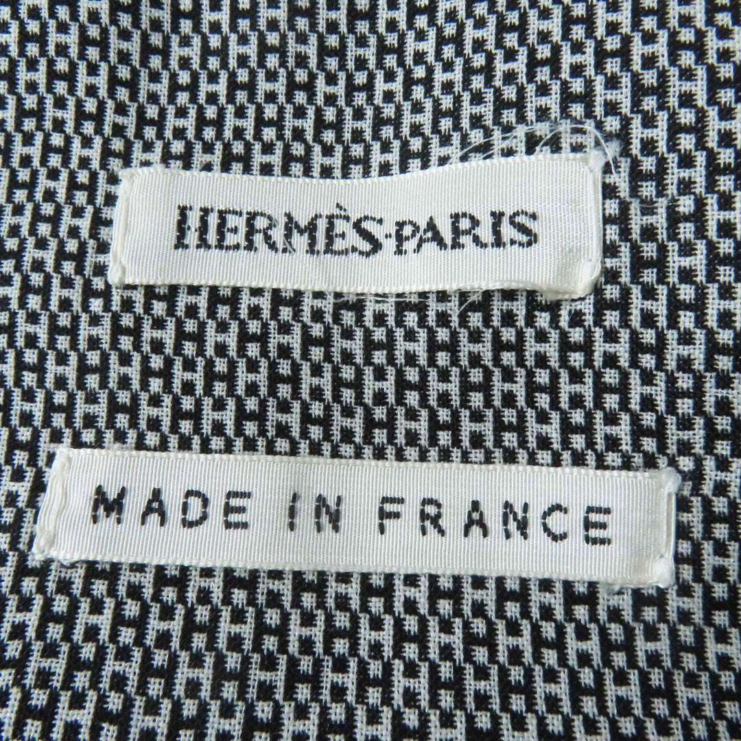 HERMES skirt Outer material: 90% wool, Outer material: 10% silk Black beige Margiela period Women 34 Used Authentic