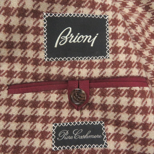 Brioni tailored jacket cashmere, cupra Brown mens 48 Used Authentic