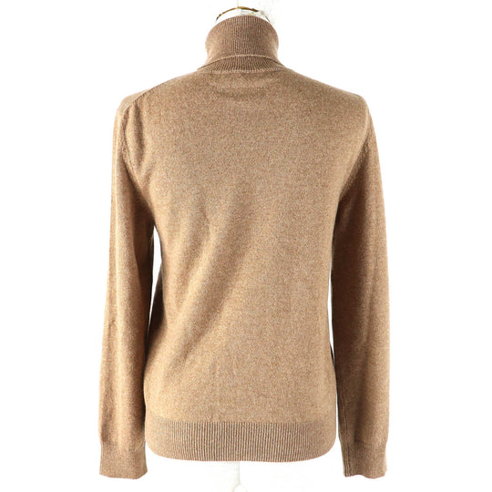 CELINE knit 2AE27317T Main: 100% cashmere light brown Women M Used Authentic