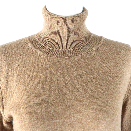 CELINE knit 2AE27317T Main: 100% cashmere light brown Women M Used Authentic