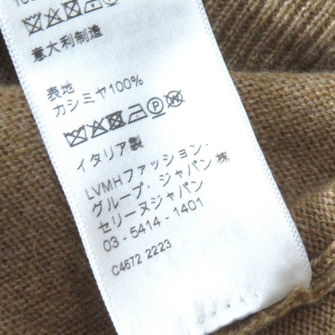 CELINE knit 2AE27317T Main: 100% cashmere light brown Women M Used Authentic