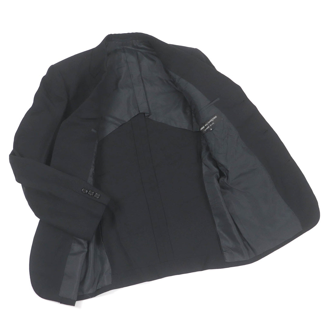 COMME des GARCONS HOMME PLUS tailored jacket PJ-10003S Outer: 100% wool, Lining: 60% cupra, Lining: 40% polyester black mens S Used Authentic