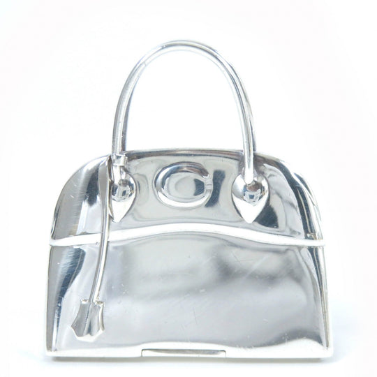 HERMES Other accessories SV925 Silver Pill case Polido bag motif