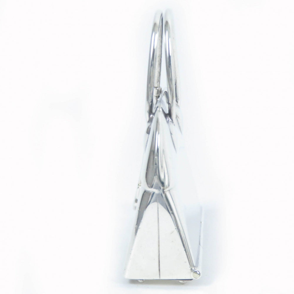 HERMES Other accessories SV925 Silver Pill case Polido bag motif