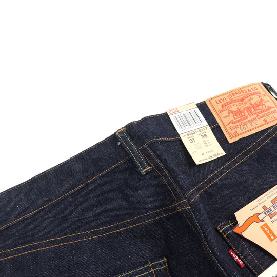 LEVI'S VINTAGE CLOTHING Denim pants 55501-0117 Main: 100% cotton Indigo blue 501XX mens W 31 Used Authentic