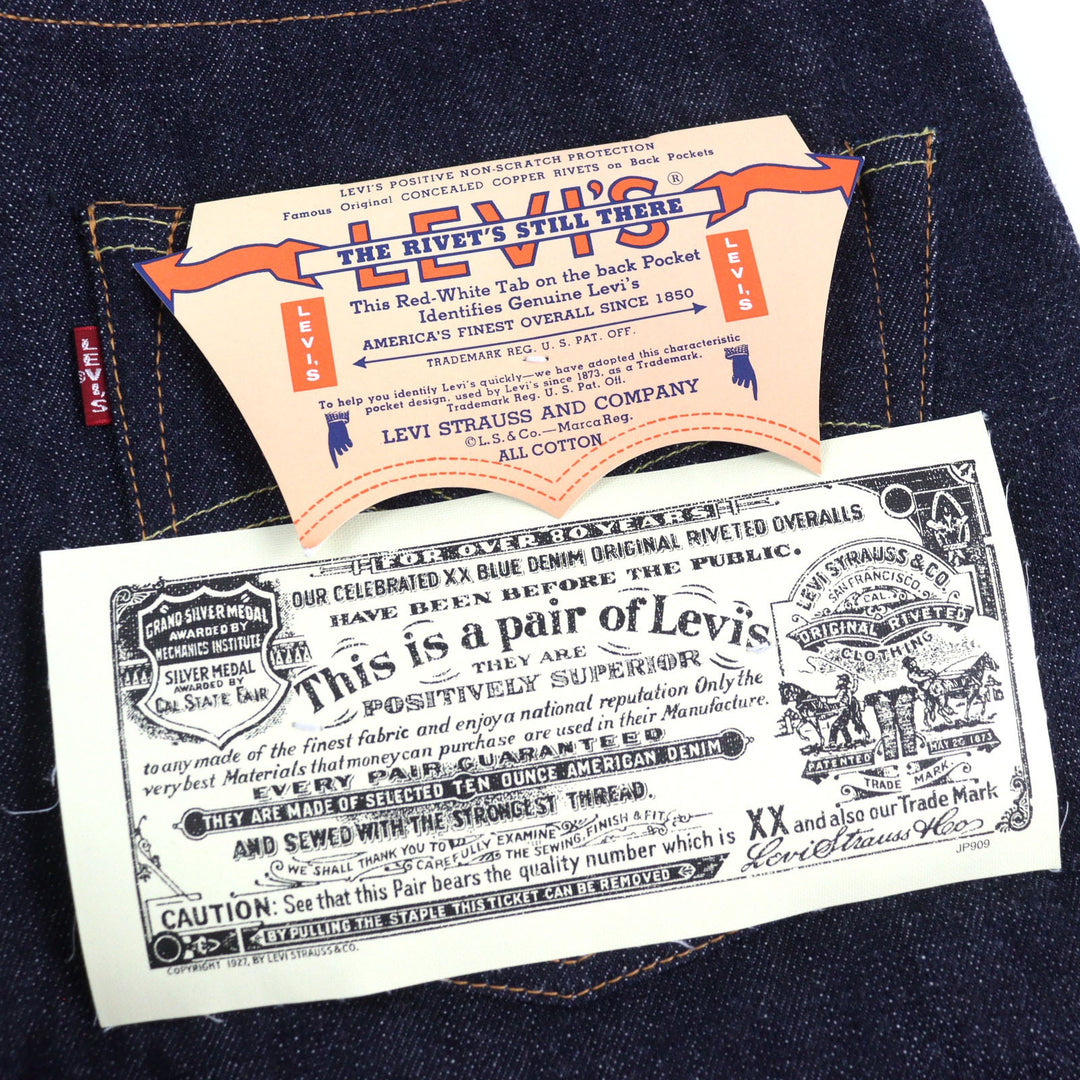 LEVI'S VINTAGE CLOTHING Denim pants 54501-0117 Main: 100% cotton Indigo blue 501ZXX mens W 31 Used Authentic