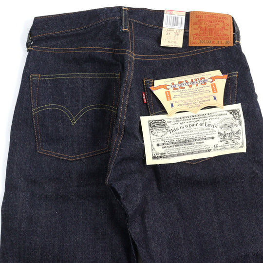LEVI'S VINTAGE CLOTHING Denim pants 54501-0117 Main: 100% cotton Indigo blue 501ZXX mens W 31 Used Authentic