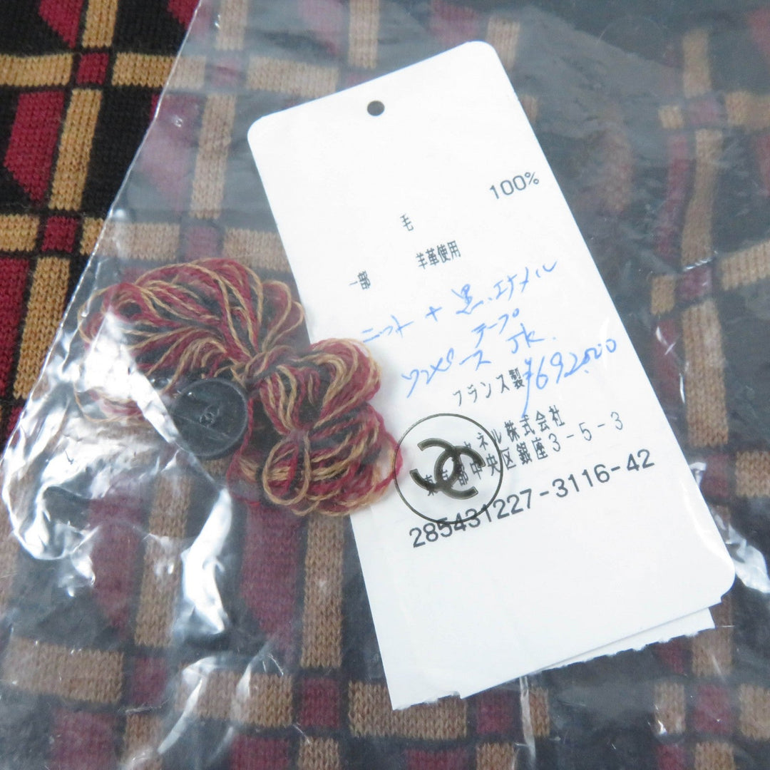 CHANEL ensemble 05A P26312V01927 Main: 100% wool, Part: Lamb leather multicolor Women 42 Used Authentic