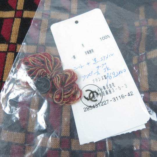 CHANEL ensemble 05A P26312V01927 Main: 100% wool, Part: Lamb leather multicolor Women 42 Used Authentic