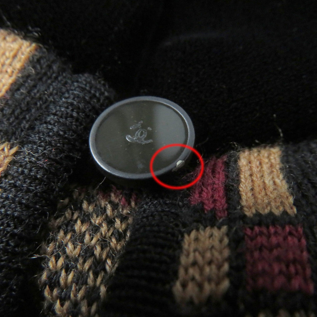 CHANEL ensemble 05A P26312V01927 Main: 100% wool, Part: Lamb leather multicolor Women 42 Used Authentic