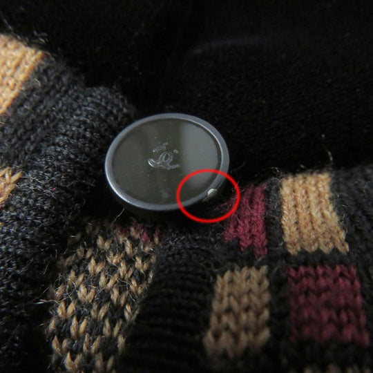 CHANEL ensemble 05A P26312V01927 Main: 100% wool, Part: Lamb leather multicolor Women 42 Used Authentic