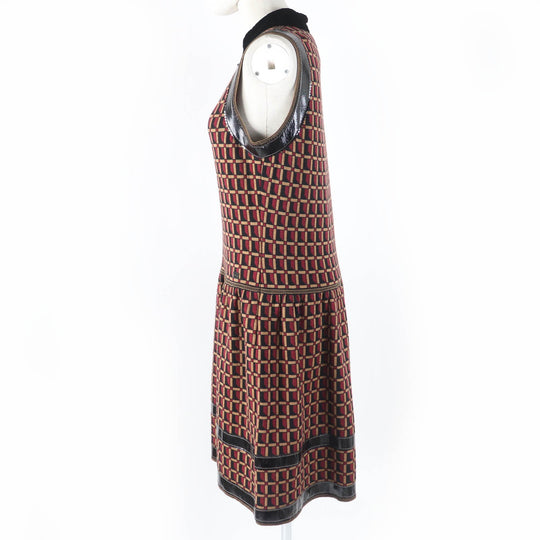 CHANEL ensemble 05A P26312V01927 Main: 100% wool, Part: Lamb leather multicolor Women 42 Used Authentic