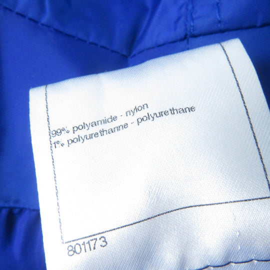 CHANEL Jacket P43217V32222 Main: 99% nylon, Main: 1% polyurethane blue Women 34 Used Authentic