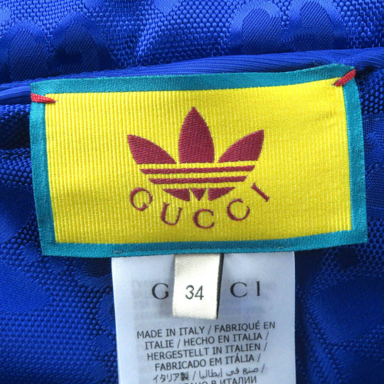 adidas Track jacket 712114 cotton blue gucci collaboration Women 34 Used Authentic