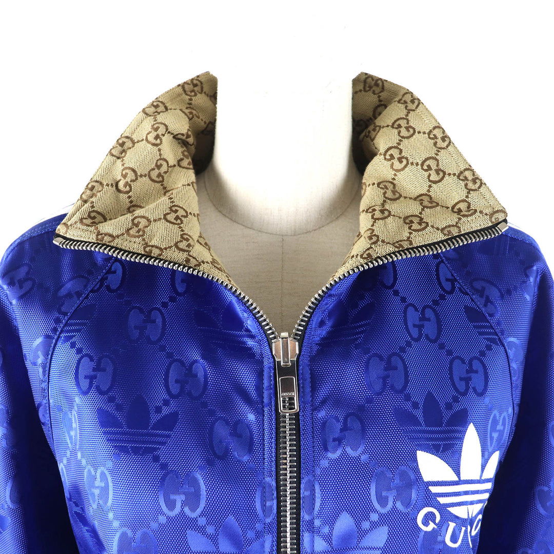 adidas Track jacket 712114 cotton blue gucci collaboration Women 34 Used Authentic