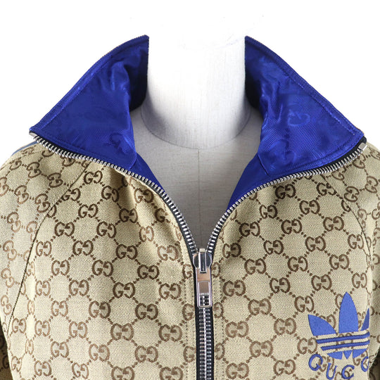 adidas Track jacket 712114 cotton blue gucci collaboration Women 34 Used Authentic
