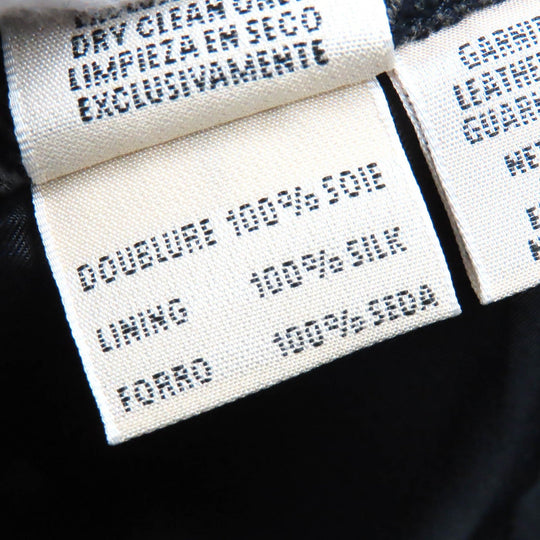 HERMES skirt Outer: 85% wool, Outer: 15% cashmere, Lining: 100% silk Dark gray type Women 36 Used Authentic