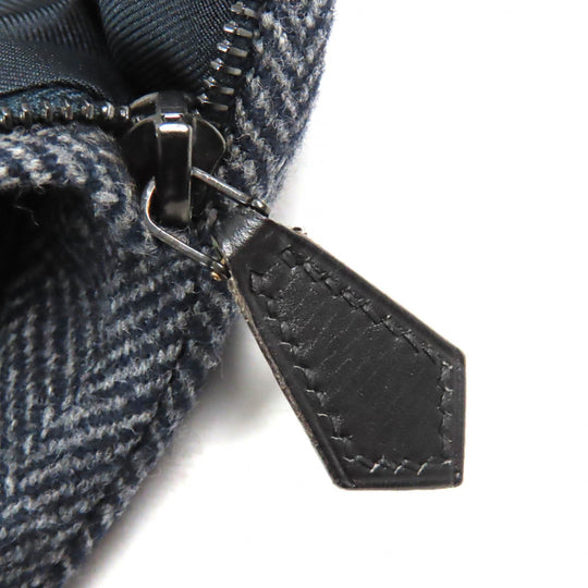 HERMES skirt Outer: 85% wool, Outer: 15% cashmere, Lining: 100% silk Dark gray type Women 36 Used Authentic