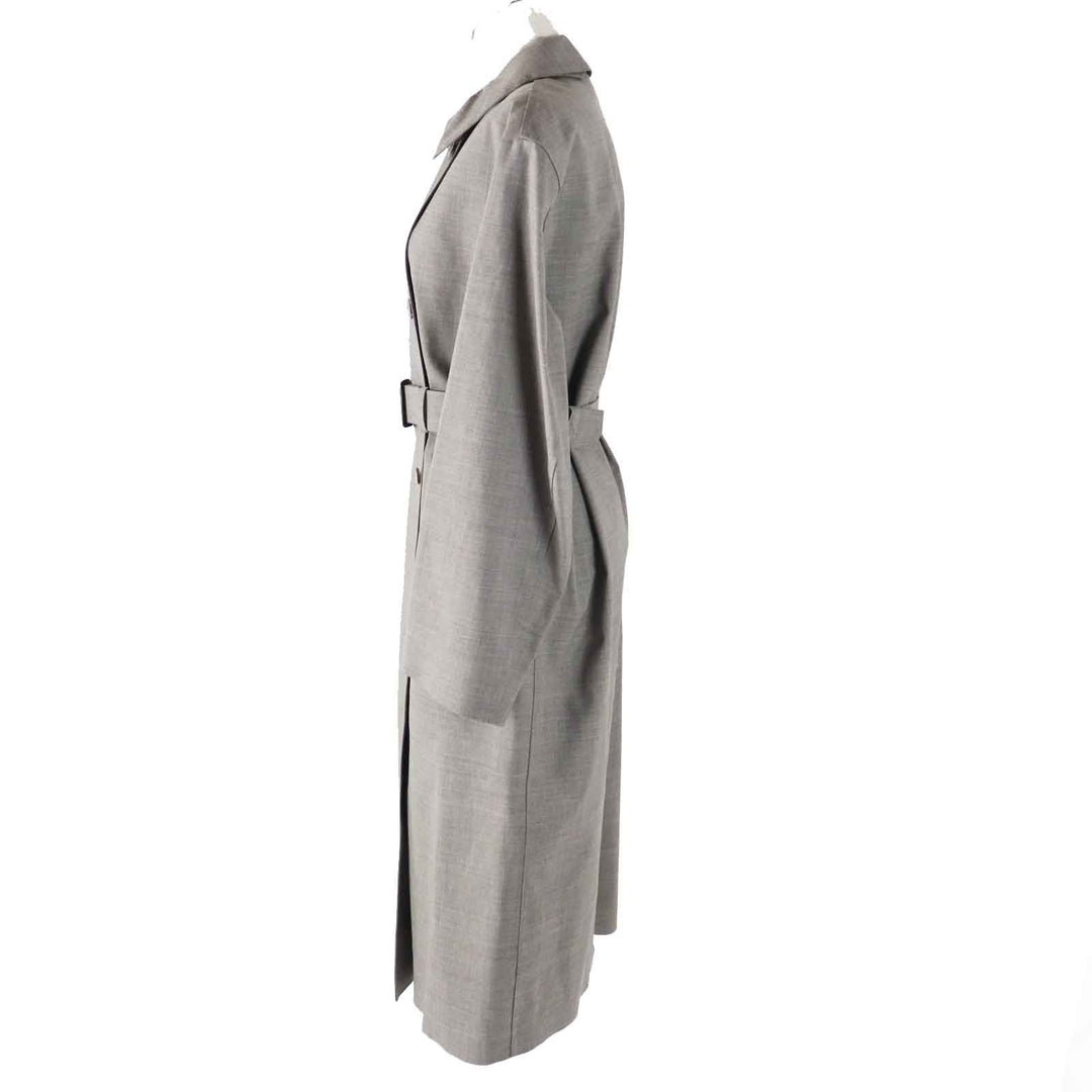 HERMES coat Outer: 100% wool, Lining: 100% cotton gray Margiela period Women SM Used Authentic