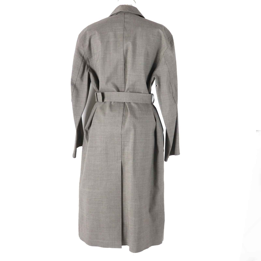 HERMES coat Outer: 100% wool, Lining: 100% cotton gray Margiela period Women SM Used Authentic