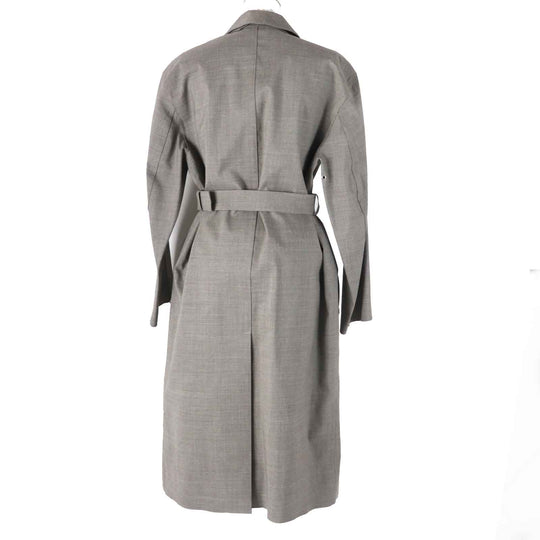 HERMES coat Outer: 100% wool, Lining: 100% cotton gray Margiela period Women SM Used Authentic