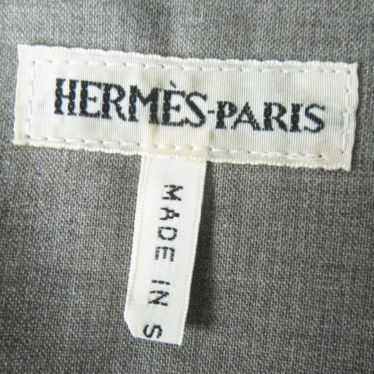 HERMES coat Outer: 100% wool, Lining: 100% cotton gray Margiela period Women SM Used Authentic