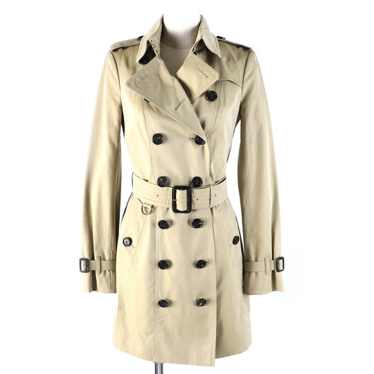 BURBERRY trench coat 3900455 Outer: 100% cotton, Lining: 100% cotton, Sleeve lining: 100% rayon beige Women M Used Authentic