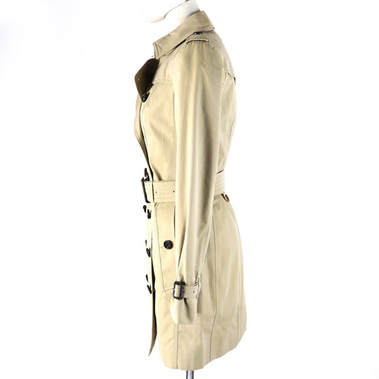 BURBERRY trench coat 3900455 Outer: 100% cotton, Lining: 100% cotton, Sleeve lining: 100% rayon beige Women M Used Authentic