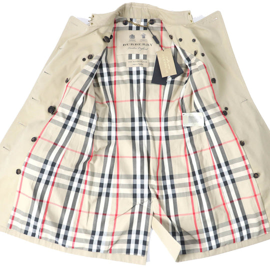 BURBERRY trench coat 3900455 Outer: 100% cotton, Lining: 100% cotton, Sleeve lining: 100% rayon beige Women M Used Authentic