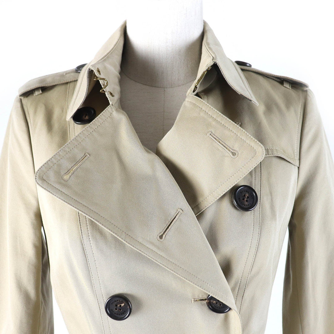 BURBERRY trench coat 3900455 Outer: 100% cotton, Lining: 100% cotton, Sleeve lining: 100% rayon beige Women M Used Authentic