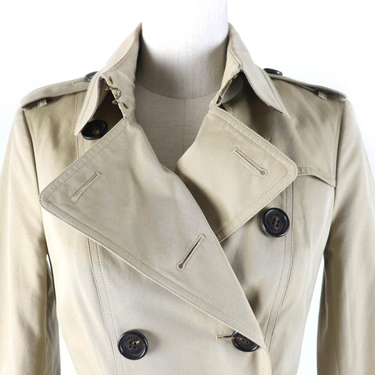 BURBERRY trench coat 3900455 Outer: 100% cotton, Lining: 100% cotton, Sleeve lining: 100% rayon beige Women M Used Authentic