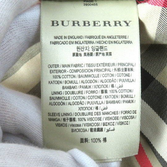 BURBERRY trench coat 3900455 Outer: 100% cotton, Lining: 100% cotton, Sleeve lining: 100% rayon beige Women M Used Authentic