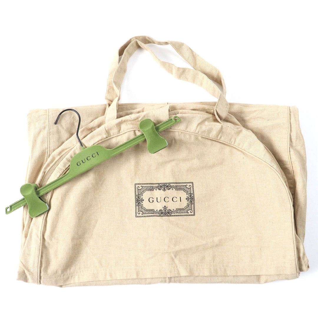 GUCCI Long skirt 524386 Outer: 78% wool, Outer: 22% polyester, Lining: 71% acetate, Lining: 29% silk Red Navy Grey Gold Women 40 Used Authentic